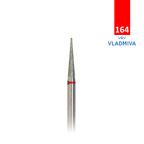 VLADMIVA-KMIZ-Professional-Diamond-Cone-Pointed-Fine-Red-Fraes Attachment-Nail-Design-Manicure-Pedicure-Bit-Foot Care-Nail-Nail-Design-Nail-Drills