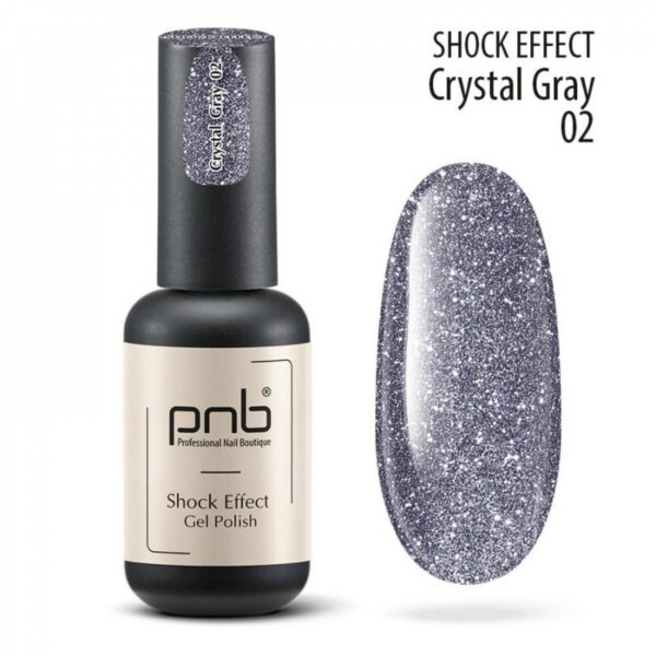 PNB UV/LED Gel Polish SHOCK EFFECT 02, Crystal