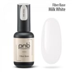 DESCRIPTION Camouflage, milky white base with a porcelain effect. Reinforcing base coat with unique properties. Contains visible nylon fibers that create a strong protective framework on the surface of the nail, at the same time very hard and flexible. When Fiber Base PNB is applied, the base fibers serve as a reinforcing element. Protects the nail plate from fragility and delamination. Vitamin E and calcium (Ca), which are part of Fiber Base PNB, have a strengthening effect, the natural growth of healthy nails will resume. Fiber Base PNB thick, medium viscosity. Self-leveling on the surface of the nail, filling in irregularities. Perfect for strengthening, repairing, reconstructing nails, shaping the shape and building up a small free edge. Ideal base coat for weak, fragile and thin nails. The wearability of the coating is at least 21 days. Has a dispersion (sticky) layer, excellent adhesive properties. Cures in a 48 Watt UV / LED lamp — 60 sec. It is used as an independent gel polish coating and as a base for colored gel polish. Application recommendations: We carry out standard mechanical preparation of the nail plate. We process nails with Nail Dehydrator. Apply Bond Control acid-free primer and air dry for 30 seconds. Apply the first layer of the base with a thin layer, rubbing in movements. We dry it. After that we apply 1 more thin layer of the base, not reaching the cuticle 0.5 mm. Take a small drop of Fiber Base PNB on the brush and distribute it evenly over the undried layer, modeling the shape of the nail. Cure in UV / LED lamp for 60 seconds. Apply color gel polish in 1 – 2 layers, drying each one. Cover the top with a top. Advice: After applying the base layer, wait a few seconds for the Fiber Base fibers to “sink”. Then dry in a lamp. When applying the second modeling layer of the base, we recommend using a thin brush 10 D PNB. In case of discomfort when polymerizing the base on a very thin, sensitive nail plate, switch on a less intensive polymerization mode in the lamp. Manufacturer: Professional Nail Boutique (PNB), USA. Category: base. REVIEWS (0) PNB UV/LED Fiber Base, White Milk