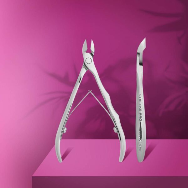 Professional cuticle nippers Professionelle Nagelhautzange Staleks Pro Expert 10, 9 mm