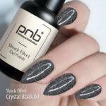 PNB UV/LED Gel Polish SHOCK EFFECT 09, Crystal Black