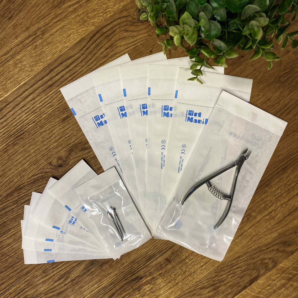 Transparent sterilization pouches (kraft package) 100 pcs.