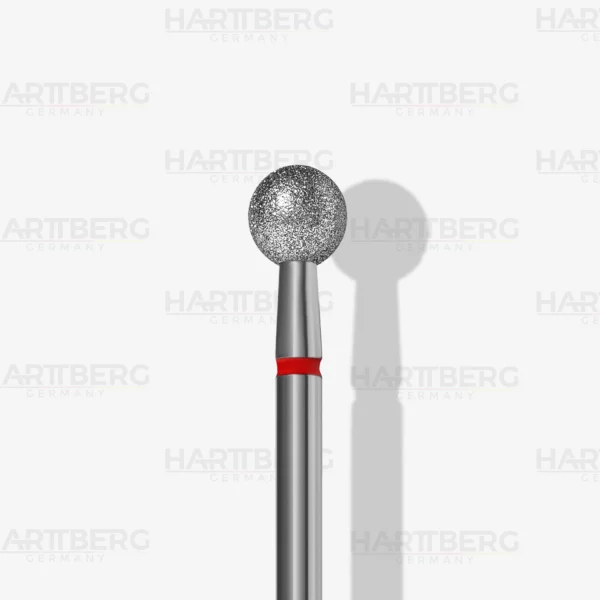 Harttberg Diamantfräser Rund fein Ø-5mm