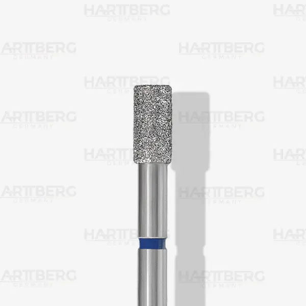 Harttberg Diamantfräser Zylinder flach medium L-6mm Ø-3mm