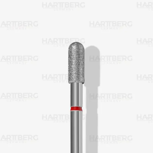 Harttberg Diamantfräser Zylinder rund fein L-8mm Ø-3,1mm