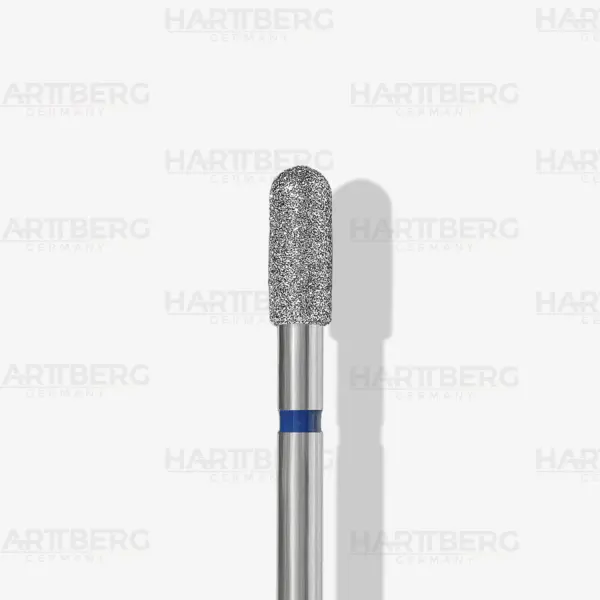 Harttberg Diamantfräser Zylinder rund medium L-8mm Ø-3,1mm