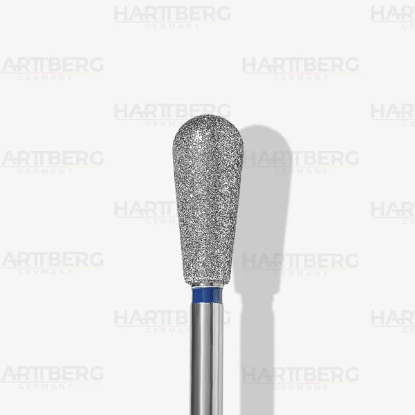 Harttberg Diamantfräser Birne medium L-12mm Ø-5,0mm