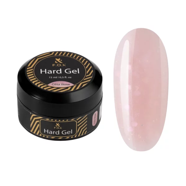 F.O.X Hard gel Glitz Rose