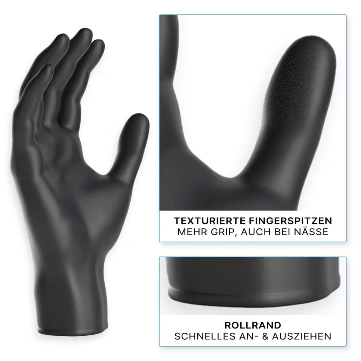 Nitril Handschuhe XTRA STRONG 100 Stück/Box (extra stark) — изображение 2