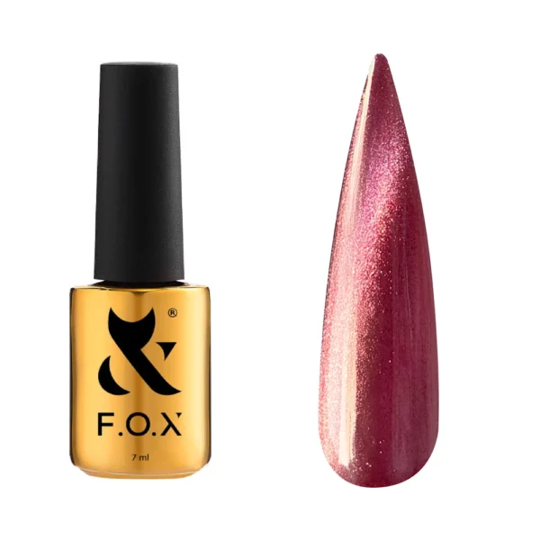 F.O.X Gel Polish Cat Eye Red