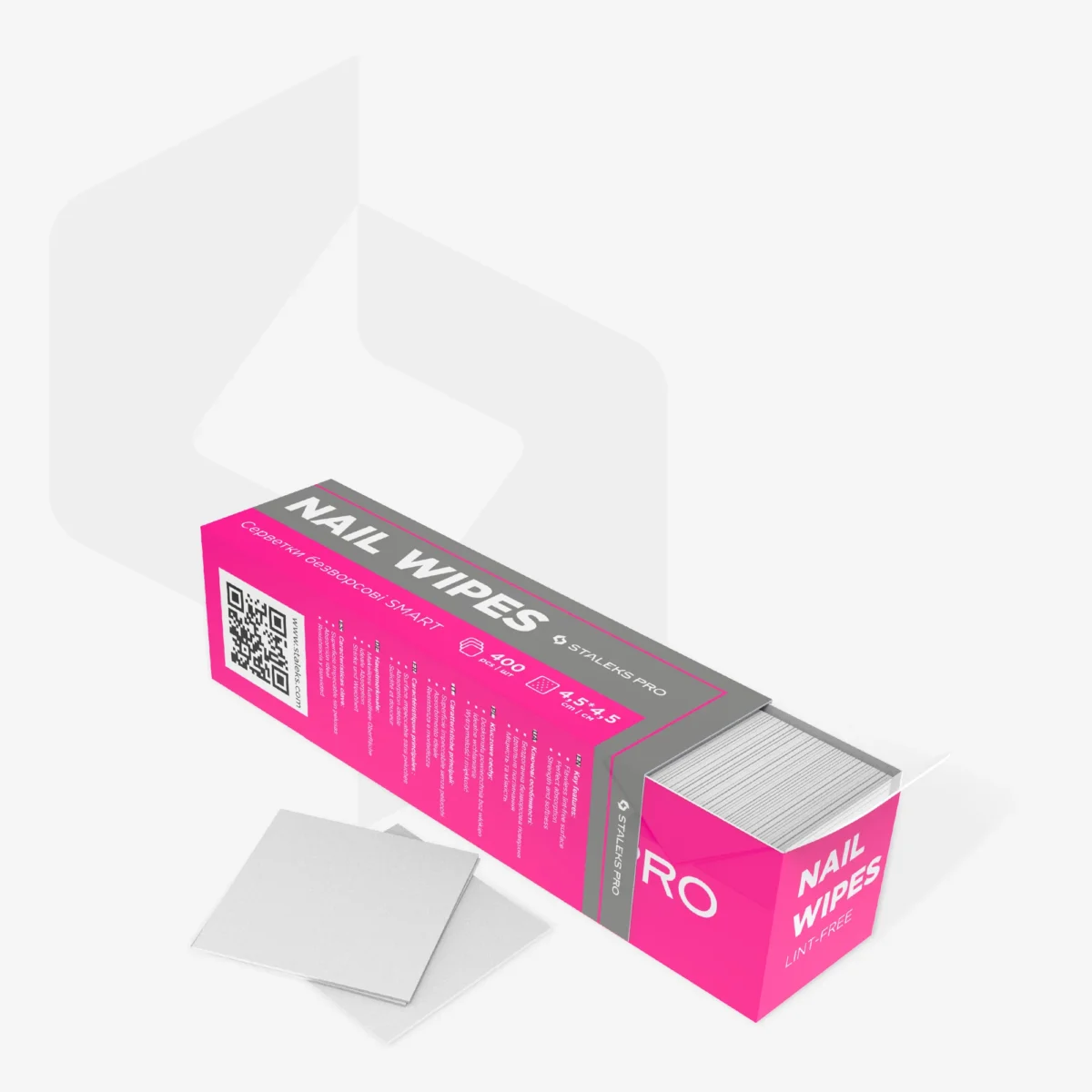 Staleks Fusselfreie Servietten SMART (400 Stk.) – Bild 2