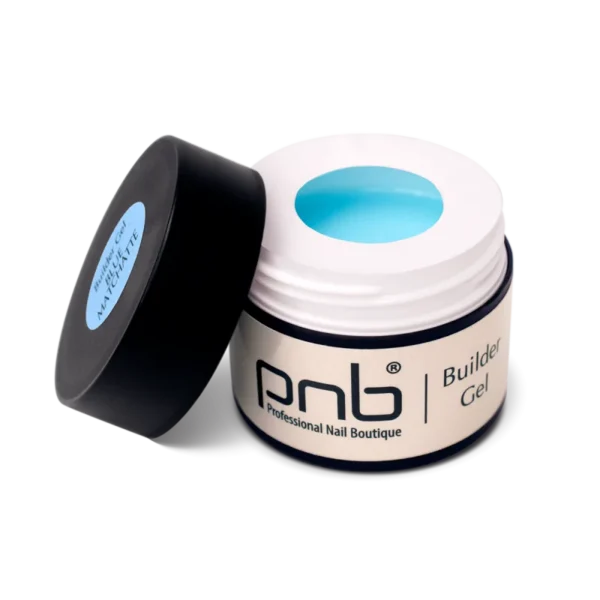 PNB UV/LED Builder Gel, Matchatte Blue