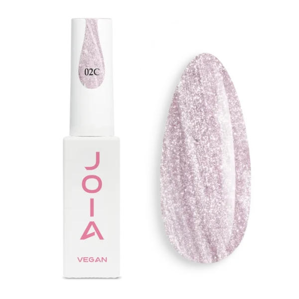 JOIA Gel Nail Polish Vegan Cat Eye, 02C Rose Quartz Dust