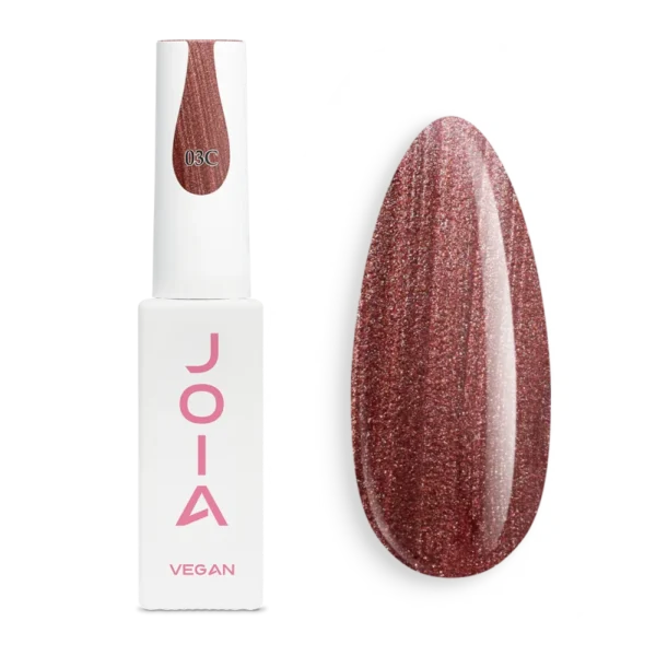 JOIA Gel Nail Polish Vegan Cat Eye, 03C Amber Flame