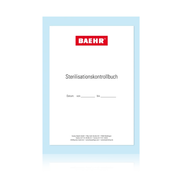 Sterilisations-Kontrollbuch